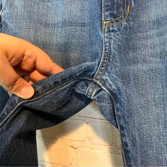 White Oak High Rise Dark Wash Straight Jeans size 25 - Picture 4 of 12